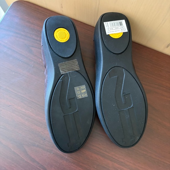 Fitflop F-Pop Opul BallerinaChocolate Women's Flats Sz.9 - Picture 4 of 6